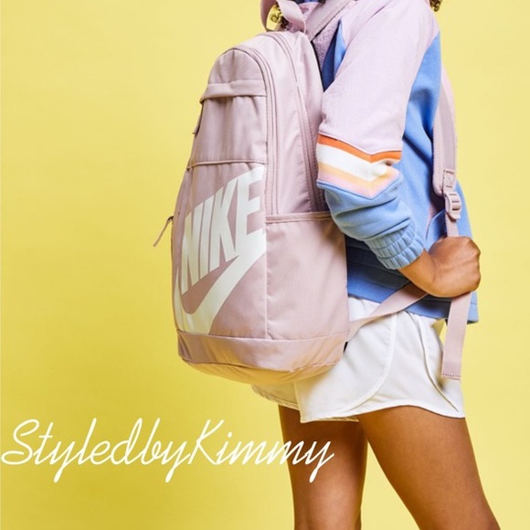 πΈ NIKE Backpack School Gym Bag NWT Baby Pink - Picture 10 of 11